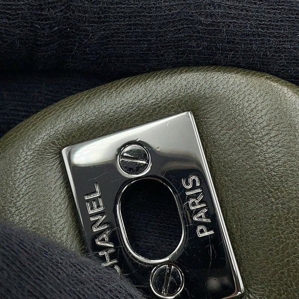 シャネル チェーンショルダーバッグ ココマーク ダブルチェーン A90848 ニット 2015年プレフォールシーズン