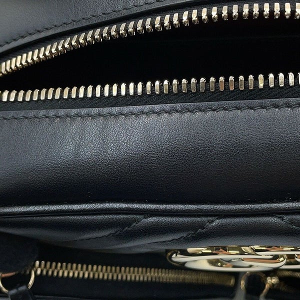 グッチ チェーンショルダーバッグ GGマーモント キルティング スモール 798715 GUCCI 黒