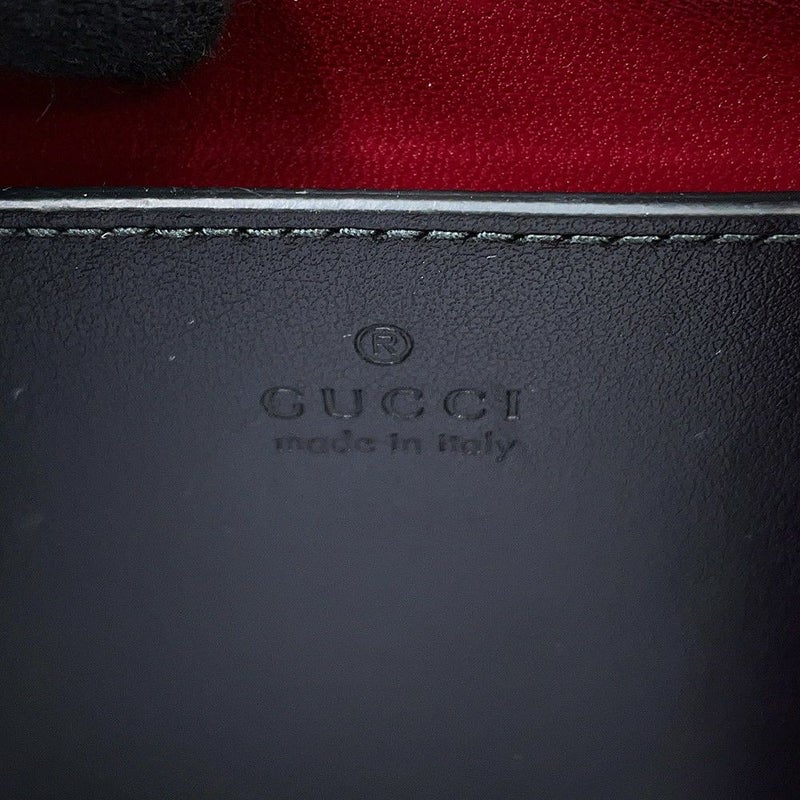 グッチ チェーンショルダーバッグ GGマーモント キルティング スモール 798715 GUCCI 黒