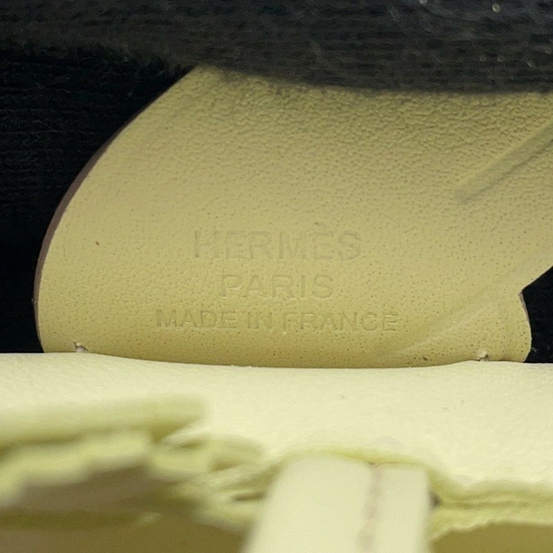 エルメス バッグチャーム ロデオPM ペガサス ジョーヌミルトン ラムスキン W刻印