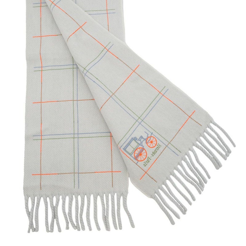 エルメス マフラー クラン・ブロデ・ベルリンヌ カシミヤ HERMES ストール