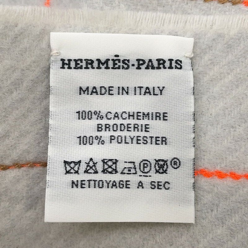 エルメス マフラー クラン・ブロデ・ベルリンヌ カシミヤ HERMES ストール