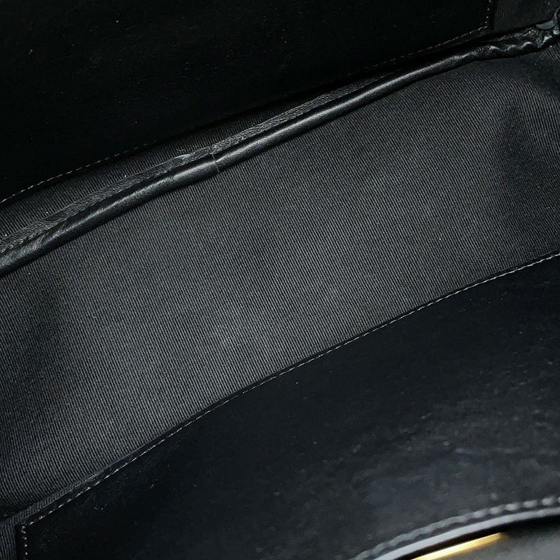 シャネル ハンドバッグ マトラッセ ココマーク ボーリングバッグ カーフレザー CHANEL 2WAY 黒