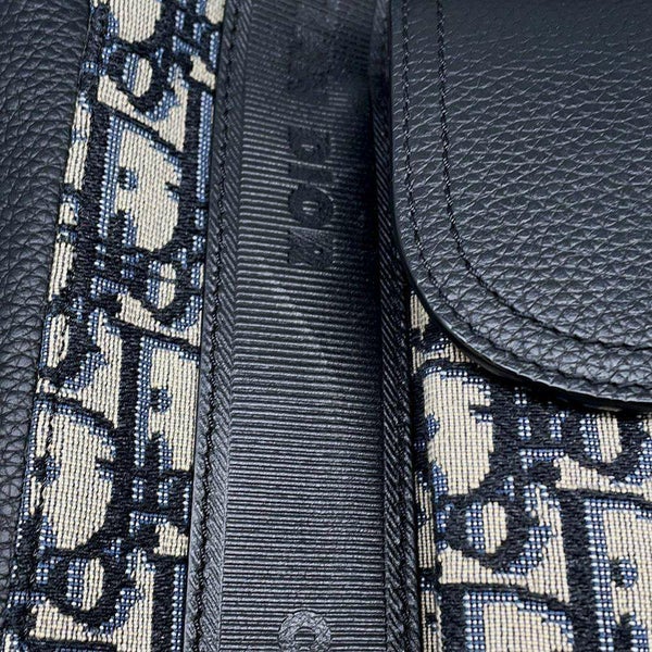 クリスチャン・ディオール リュック オブリーク サドル 1ADBA143TSE_H28E Christian Dior バッグ バックパック 黒