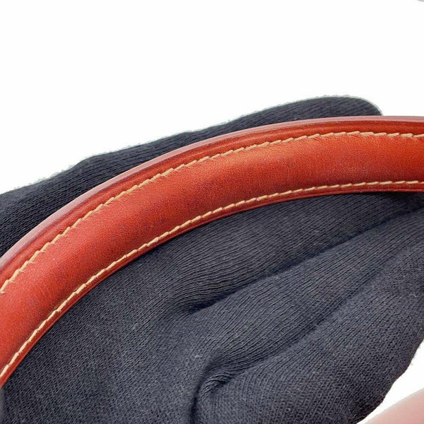 エルメス ハンドバッグ ケリー32 外縫い ブリック/ゴールド金具 ボックスカーフ □C刻印 2wayショルダー