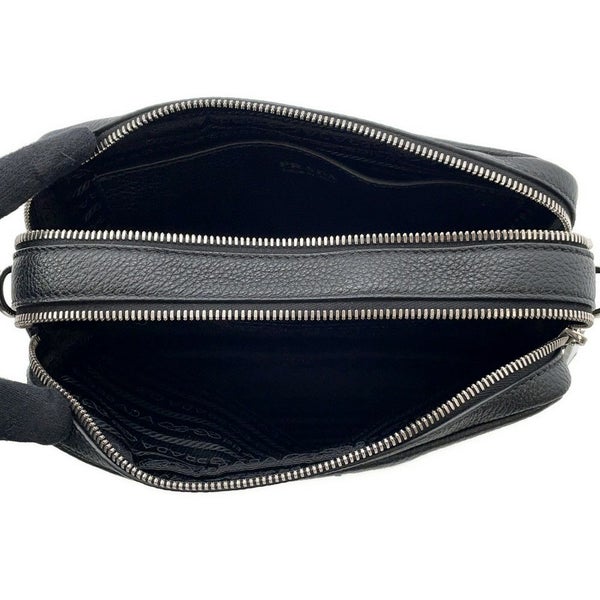 プラダ ショルダーバッグ ヴィッテロダイノ レザー 1BH082 PRADA 黒