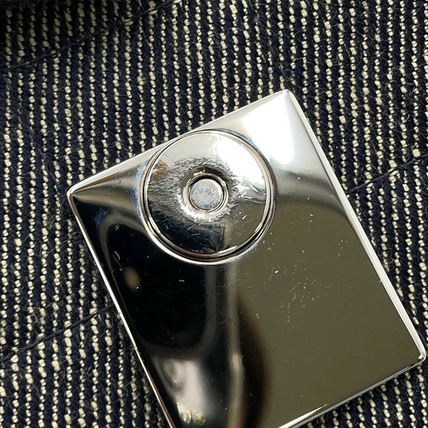 シャネル チェーンショルダーバッグ ココマーク チョコバー デニム CHANEL