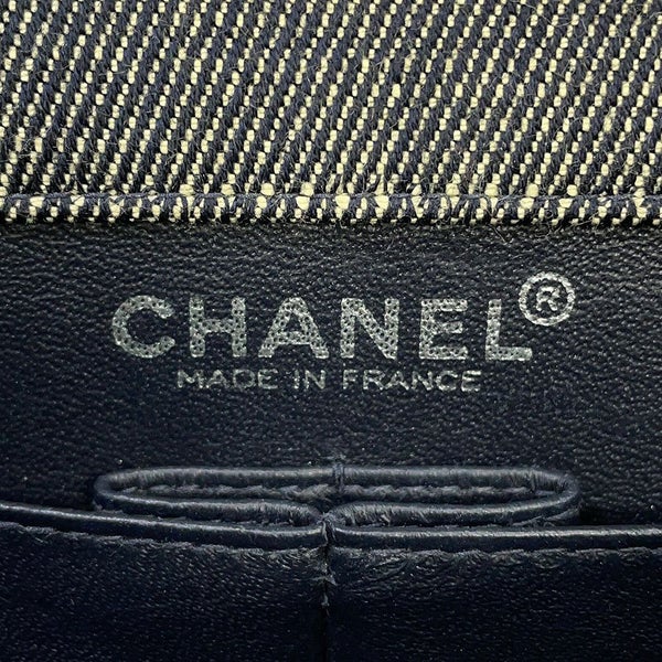 シャネル チェーンショルダーバッグ ココマーク チョコバー デニム CHANEL