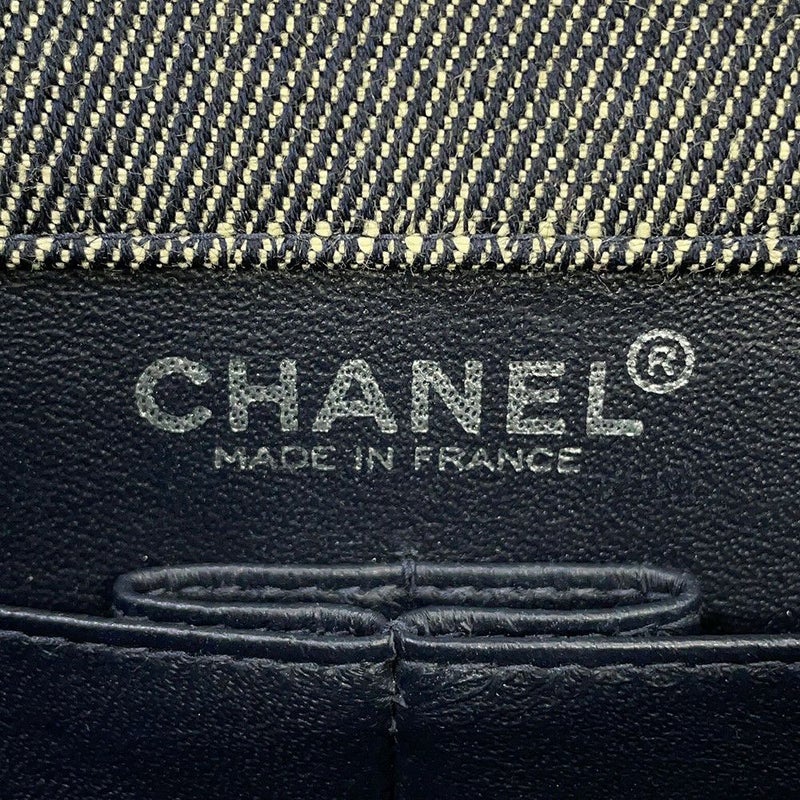 シャネル チェーンショルダーバッグ ココマーク チョコバー デニム CHANEL