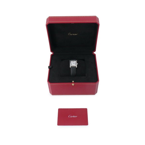 カルティエ タンク マスト SM WSTA0042 Cartier 腕時計 シルバー文字盤 クォーツ