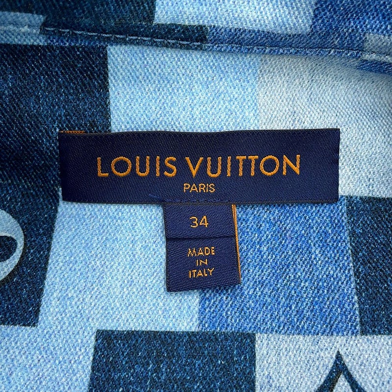 ルイヴィトン デニムジャケット モノグラム・デニム コットン レディースサイズ34 LOUIS VUITTON