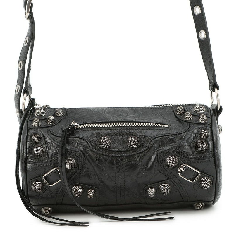 バレンシアガ ショルダーバッグ ル カゴール シリンダー レザー 771716 BALENCIAGA バッグ 黒