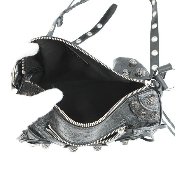 バレンシアガ ショルダーバッグ ル カゴール シリンダー レザー 771716 BALENCIAGA バッグ 黒