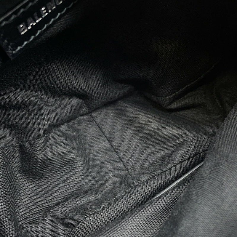 バレンシアガ ショルダーバッグ ル・カゴール XS デニム 671309 BALENCIAGA 黒 ミラー付き