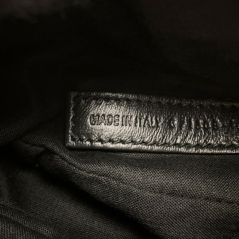 バレンシアガ ショルダーバッグ ル・カゴール XS デニム 671309 BALENCIAGA 黒 ミラー付き