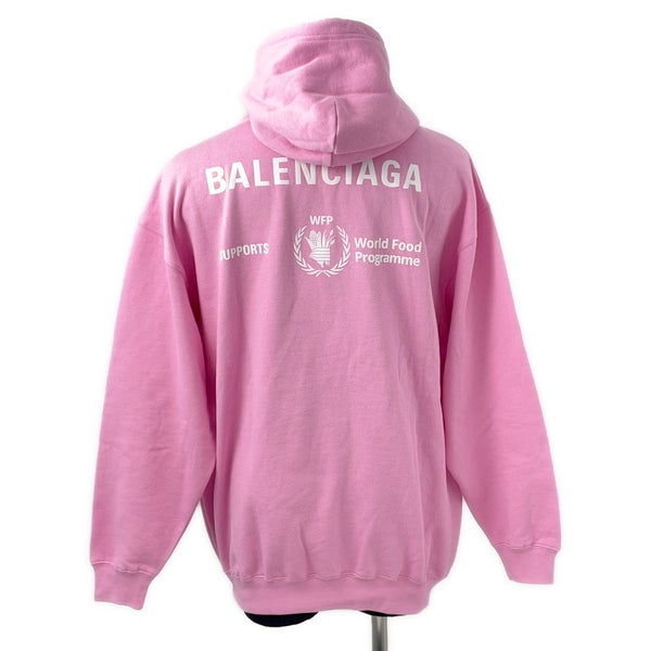 バレンシアガ パーカー WFP ロゴ フーディ サイズXS 570792 BALENCIAGA トップス ユニセックス 裏起毛