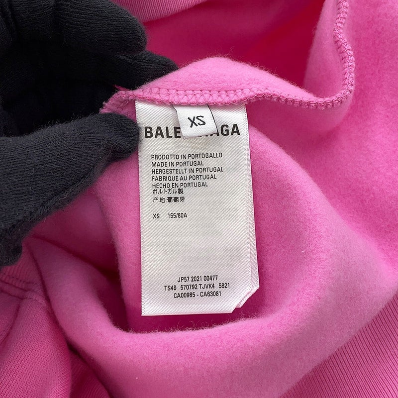 バレンシアガ パーカー WFP ロゴ フーディ サイズXS 570792 BALENCIAGA トップス ユニセックス 裏起毛