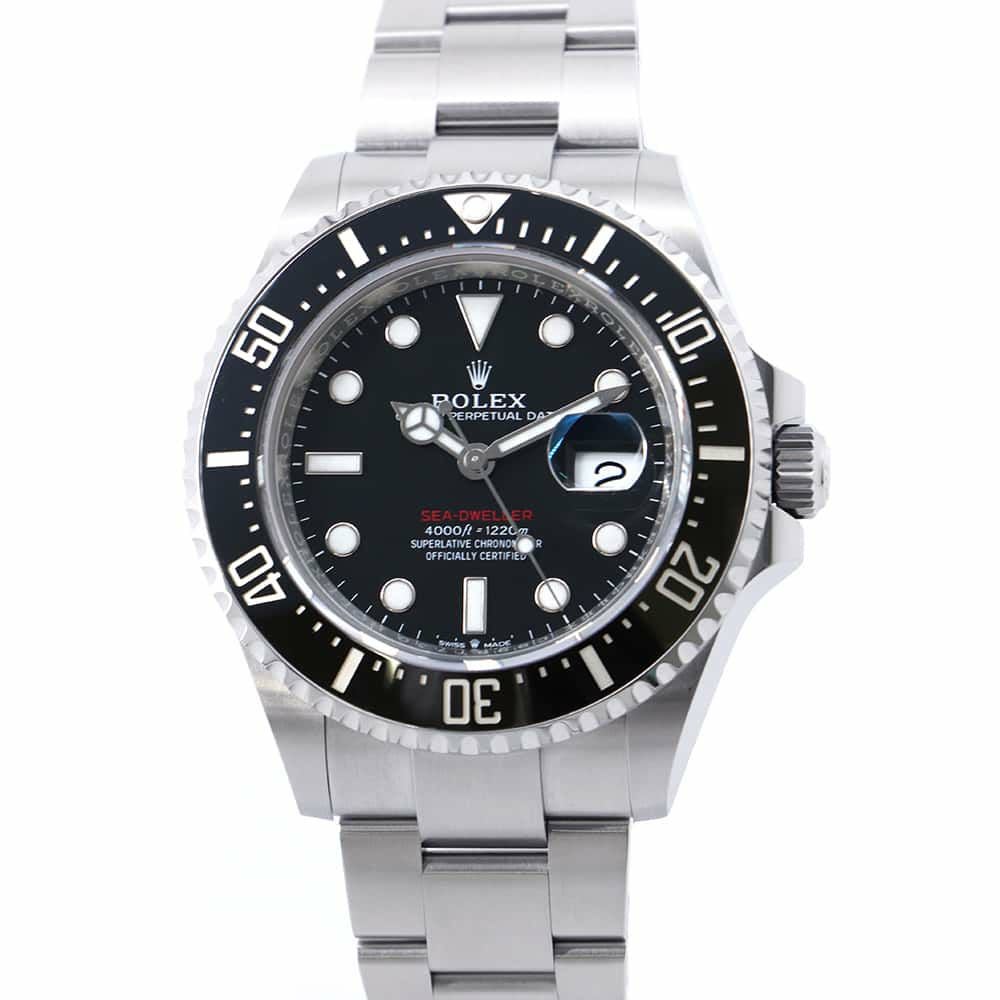 ロレックス シードゥエラー 1220 126600 ROLEX 腕時計 黒文字盤 ロレックス シードゥエラー 1220 ランダムシリアル ルーレット 126600