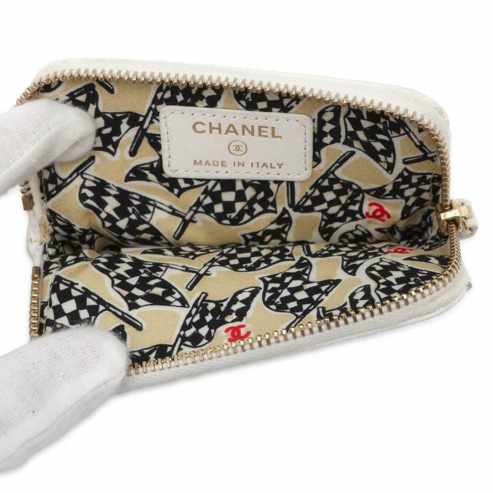 ☆シャネル コインケース マトラッセ ココマーク キャビアスキン