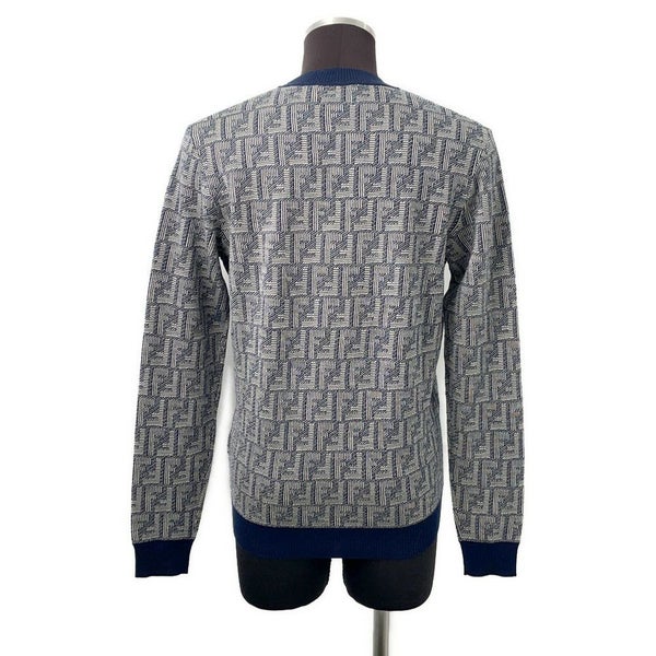 フェンディ カーディガン FFロゴ ウール メンズサイズ46 FZC491 FENDI トップス