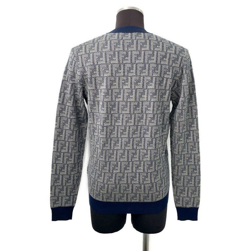 フェンディ カーディガン FFロゴ ウール メンズサイズ46 FZC491 FENDI トップス