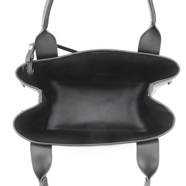 バレンシアガ トートバッグ ネイビーカバス S ポーチ付 オールレザー 339933 BALENCIAGA 黒 オールレザー