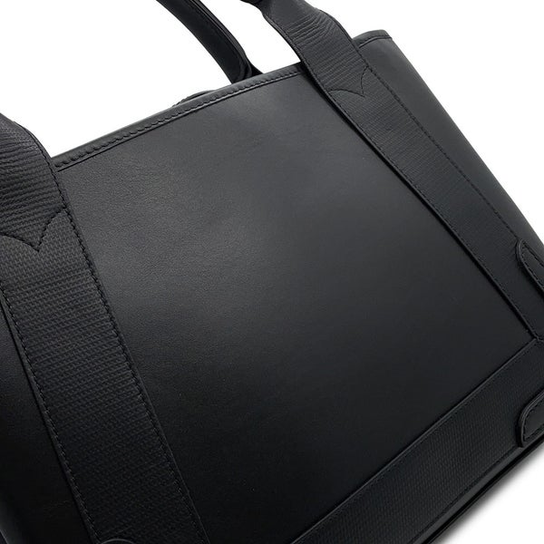 バレンシアガ トートバッグ ネイビーカバス S ポーチ付 オールレザー 339933 BALENCIAGA 黒 オールレザー