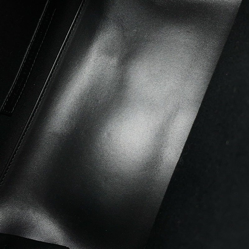 バレンシアガ トートバッグ ネイビーカバス S ポーチ付 オールレザー 339933 BALENCIAGA 黒 オールレザー