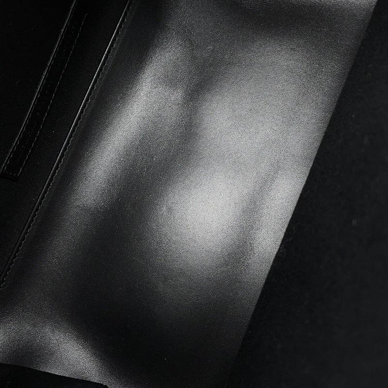 バレンシアガ トートバッグ ネイビーカバス S ポーチ付 オールレザー 339933 BALENCIAGA 黒 オールレザー