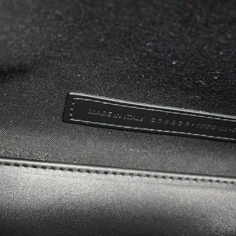 バレンシアガ トートバッグ ネイビーカバス S ポーチ付 オールレザー 339933 BALENCIAGA 黒 オールレザー