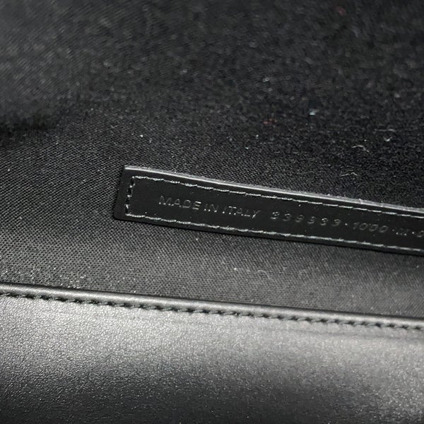 バレンシアガ トートバッグ ネイビーカバス S ポーチ付 オールレザー 339933 BALENCIAGA 黒 オールレザー