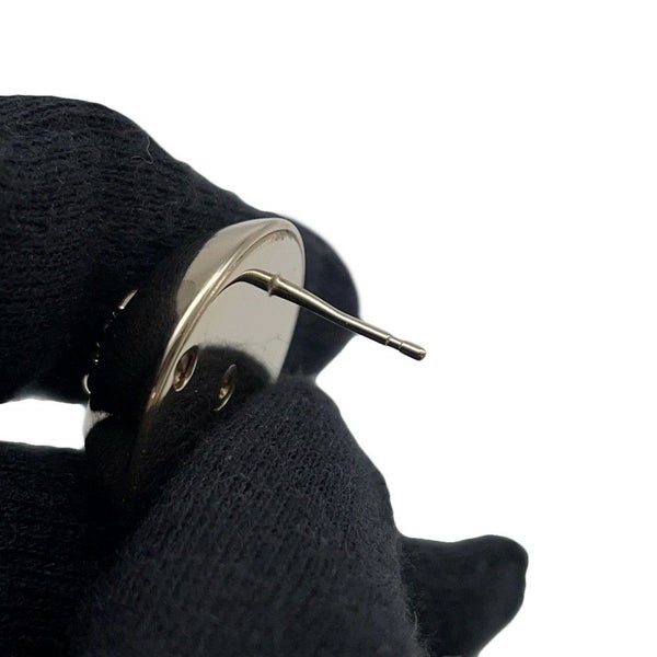 シャネル ピアス ココマーク ドーム レザー ABG001 B25A CHANEL アクセサリー 黒