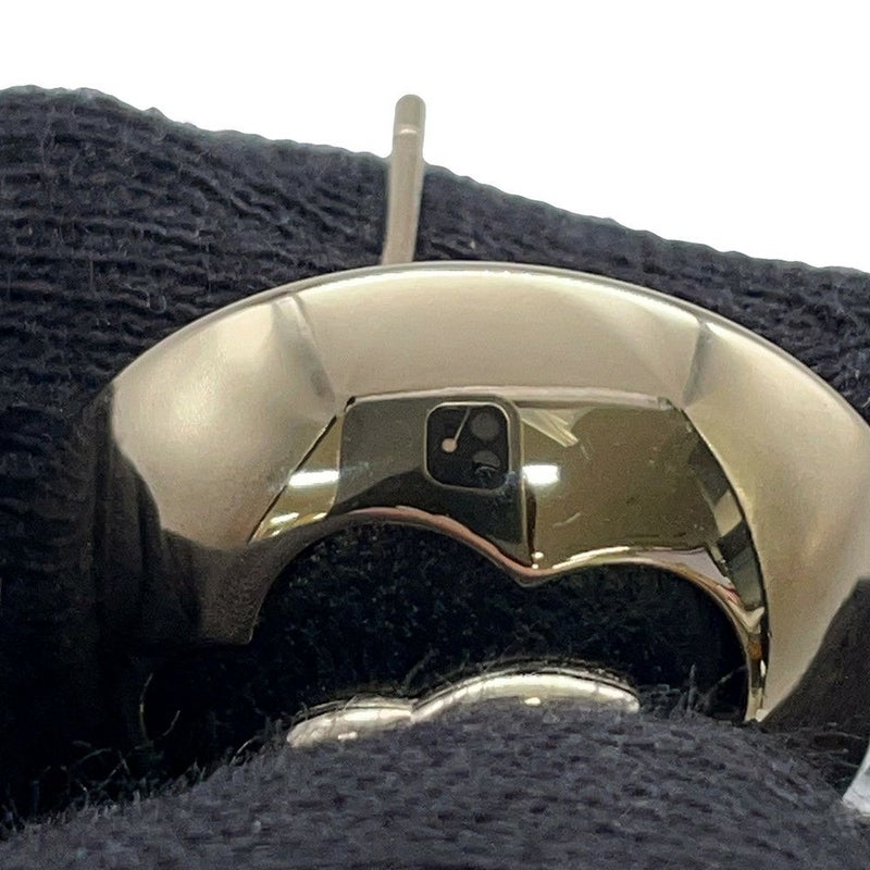 シャネル ピアス ココマーク ドーム レザー ABG001 B25A CHANEL アクセサリー 黒