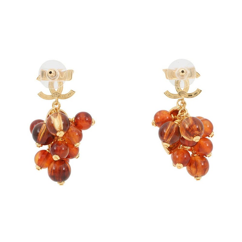 シャネル ピアス メディエダール ブドウ モチーフ ココマーク ラインストーン I 25 A ABF870 CHANEL アクセサリー