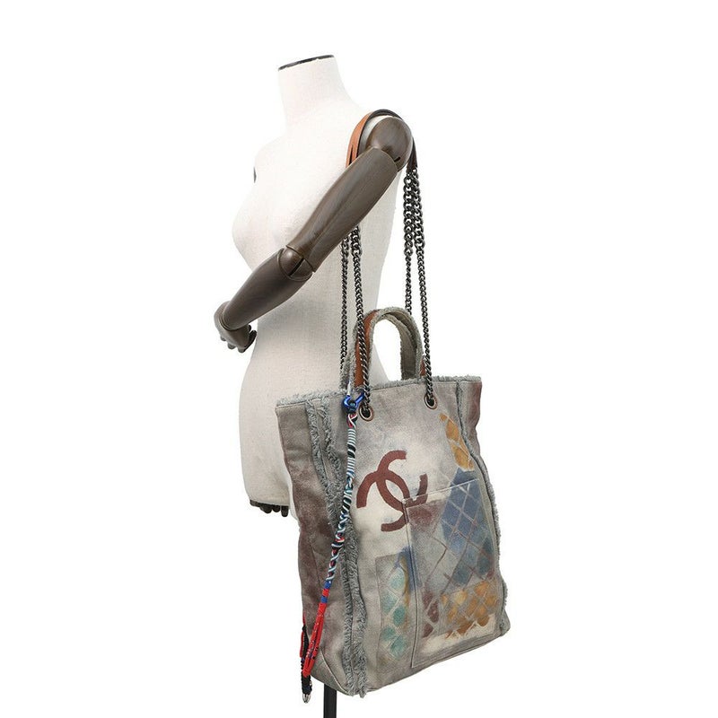 シャネル チェーントートバッグ グラフィティ ブリコラージュ ココマーク A92317 CHANEL