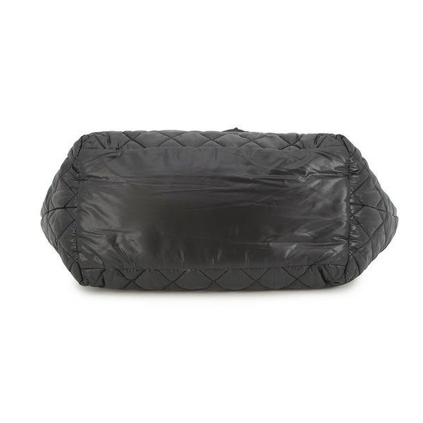 シャネル トートバッグ マトラッセ ココマーク コココクーン スモール ナイロン A48610 CHANEL 黒