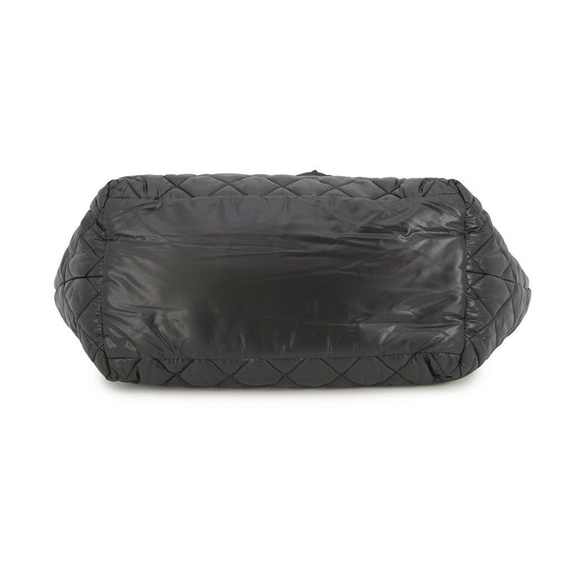 シャネル トートバッグ マトラッセ ココマーク コココクーン スモール ナイロン A48610 CHANEL 黒