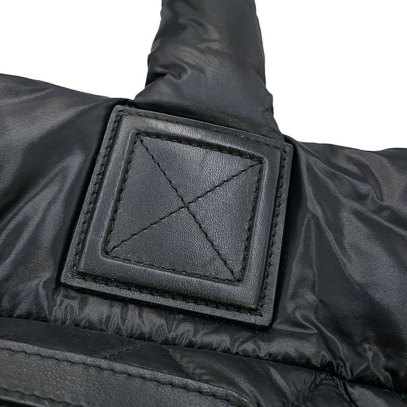 シャネル トートバッグ マトラッセ ココマーク コココクーン スモール ナイロン A48610 CHANEL 黒