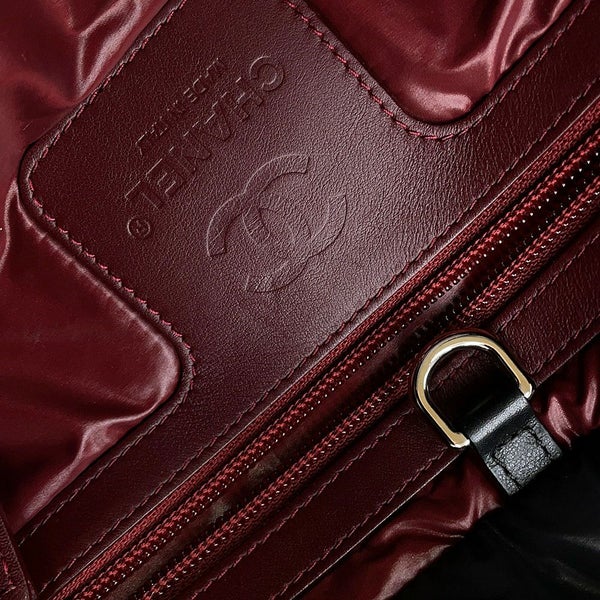 シャネル トートバッグ マトラッセ ココマーク コココクーン スモール ナイロン A48610 CHANEL 黒