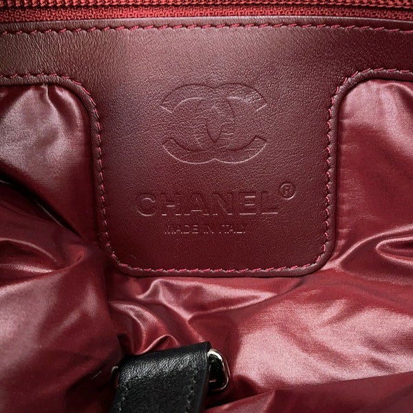 シャネル トートバッグ マトラッセ ココマーク コココクーン スモール ナイロン A48610 CHANEL 黒