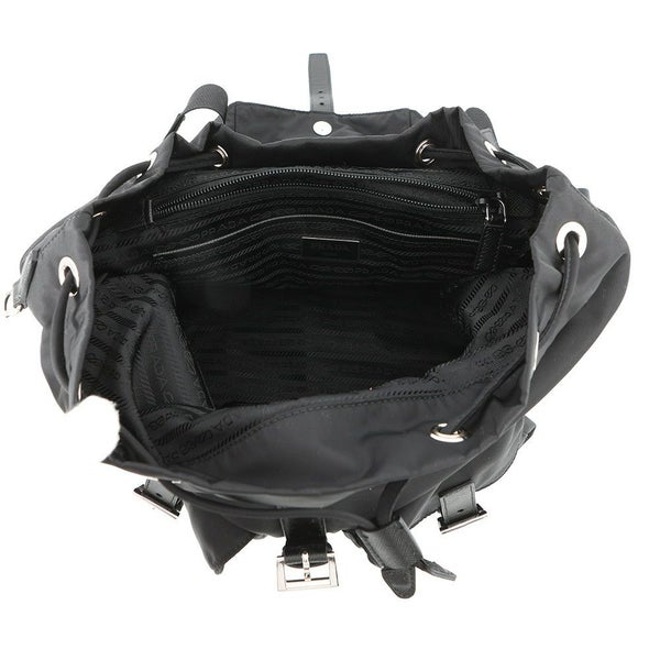 プラダ リュック ポーチ付 ミディアム Re-Nylon バックパック ナイロン 1BZ811 PRADA バッグ リュックサック 黒