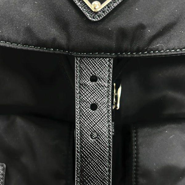 プラダ リュック ポーチ付 ミディアム Re-Nylon バックパック ナイロン 1BZ811 PRADA バッグ リュックサック 黒