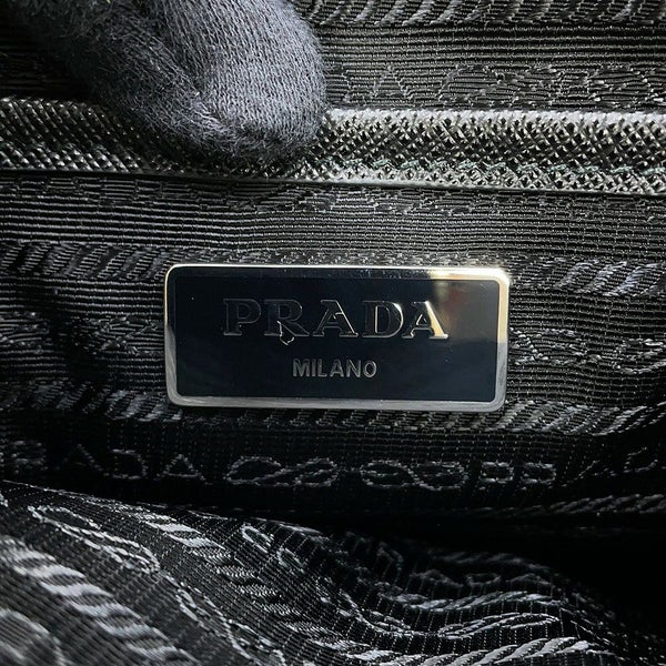 プラダ リュック ポーチ付 ミディアム Re-Nylon バックパック ナイロン 1BZ811 PRADA バッグ リュックサック 黒