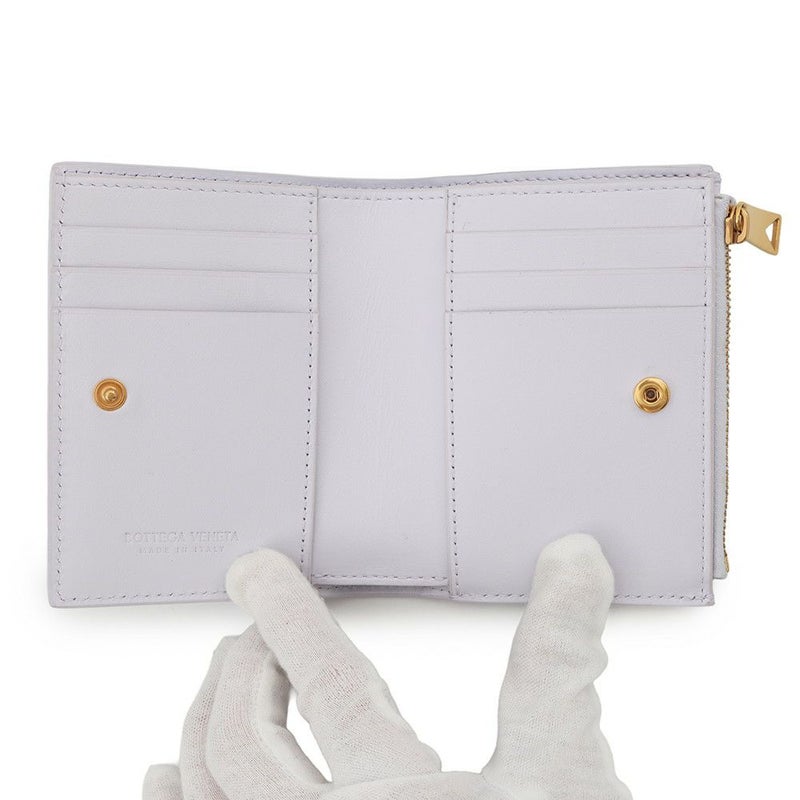 ボッテガヴェネタ 二つ折り財布 イントレチャート スモール カセット BOTTEGA VENETA 財布