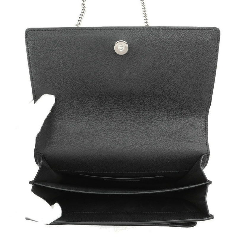 サンローランパリ チェーンショルダーバッグ サンセット ミディアム 442906 SAINT LAURENT PARIS YSL 黒 2way