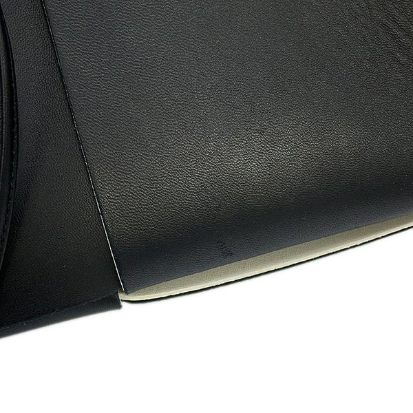 ボッテガヴェネタ トートバッグ マキシイントレチャート アルコ ミディアム 609175 BOTTEGA VENETA 黒 白