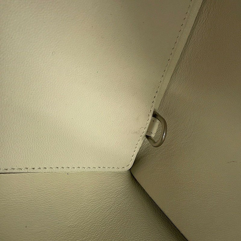 ボッテガヴェネタ トートバッグ マキシイントレチャート アルコ ミディアム 609175 BOTTEGA VENETA 黒 白