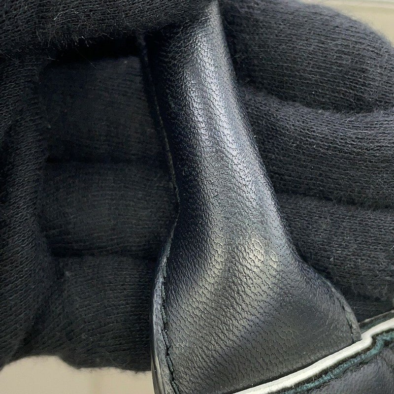 ボッテガヴェネタ トートバッグ マキシイントレチャート アルコ ミディアム 609175 BOTTEGA VENETA 黒 白