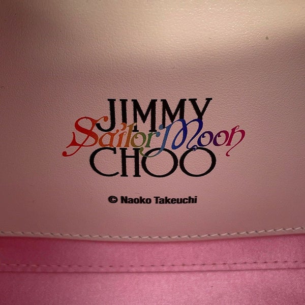 ジミーチュウ ショルダーバッグ 美少女戦士セーラームーン コラボ アヴェニュー フォンホルダー JIMMY CHOO 白