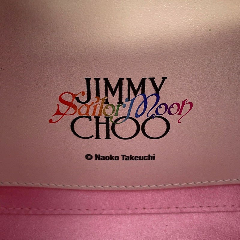 ジミーチュウ ショルダーバッグ 美少女戦士セーラームーン コラボ アヴェニュー フォンホルダー JIMMY CHOO 白